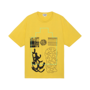 Cav Empt Overdye FK Sheet9 T-Shirt Yellow - 23SS