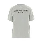 Wooyoungmi Nylon String Back Logo T-Shirt Grey - 23SS
