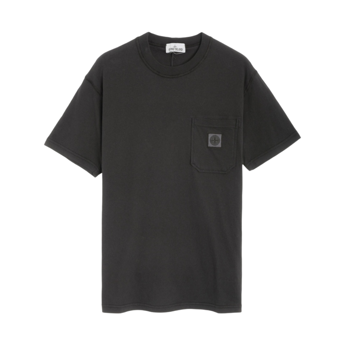 761521957-V0065 Stone Island 21957 Fissato Treatment T-Shirt Dark Grey - 22SS