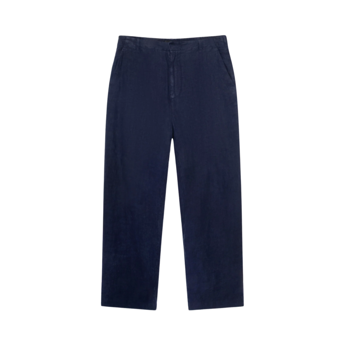 116704 Stussy Textured Linen Relaxed Trouser Navy