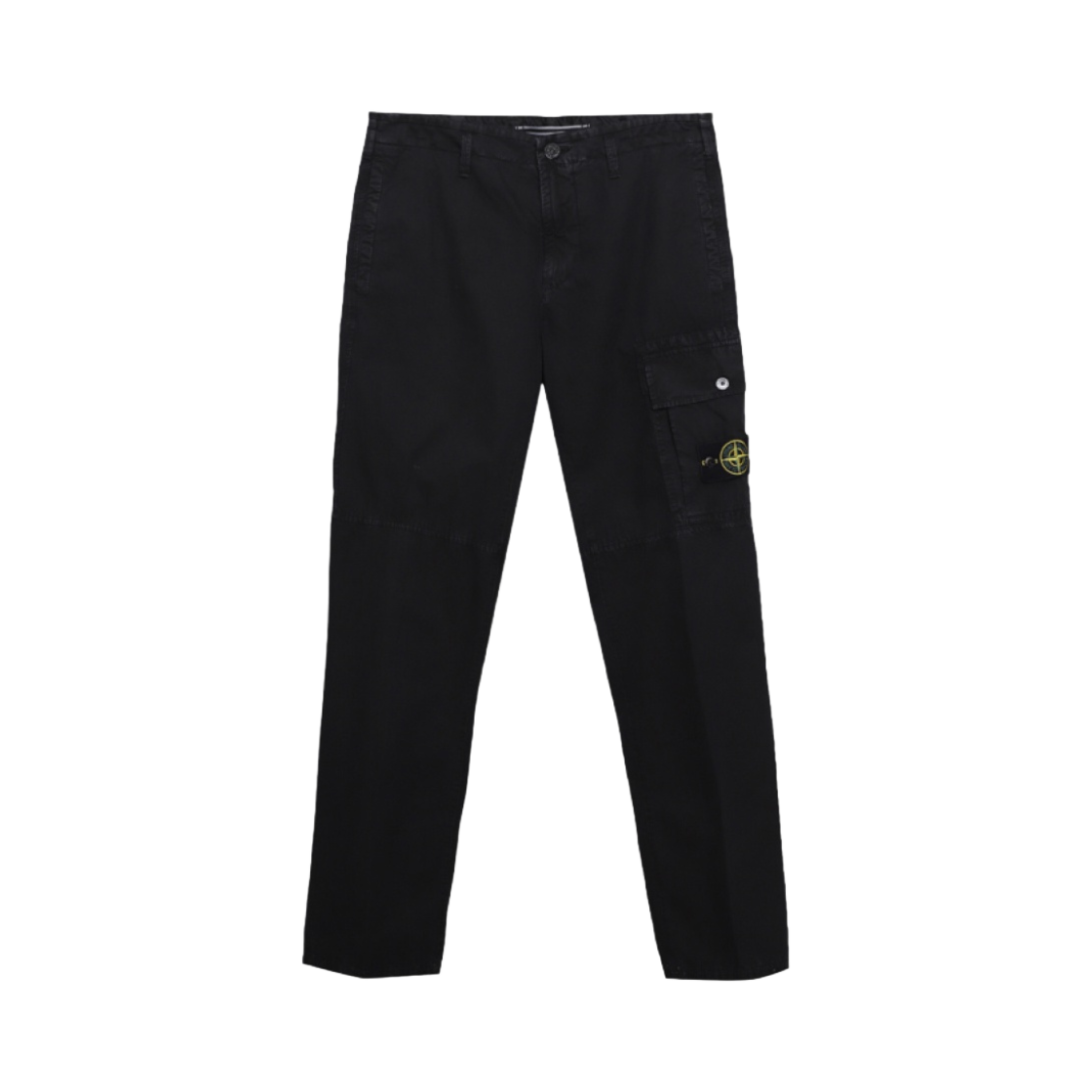 7615324WA-V0129 Stone Island 324WA Cotton Cargo Pants Black - 22SS