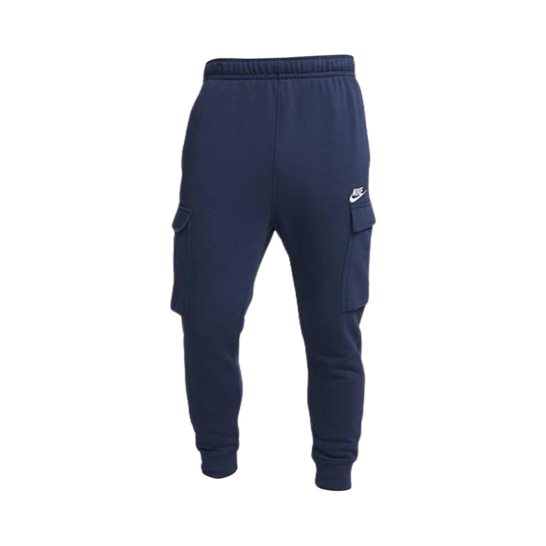 나이키 NSW 클럽 프렌치 테리 카고 팬츠 미드나잇 네이비 화이트 - 아시아(Nike NSW Club French Terry Cargo Pants Midnight Navy White - Asia) - 1