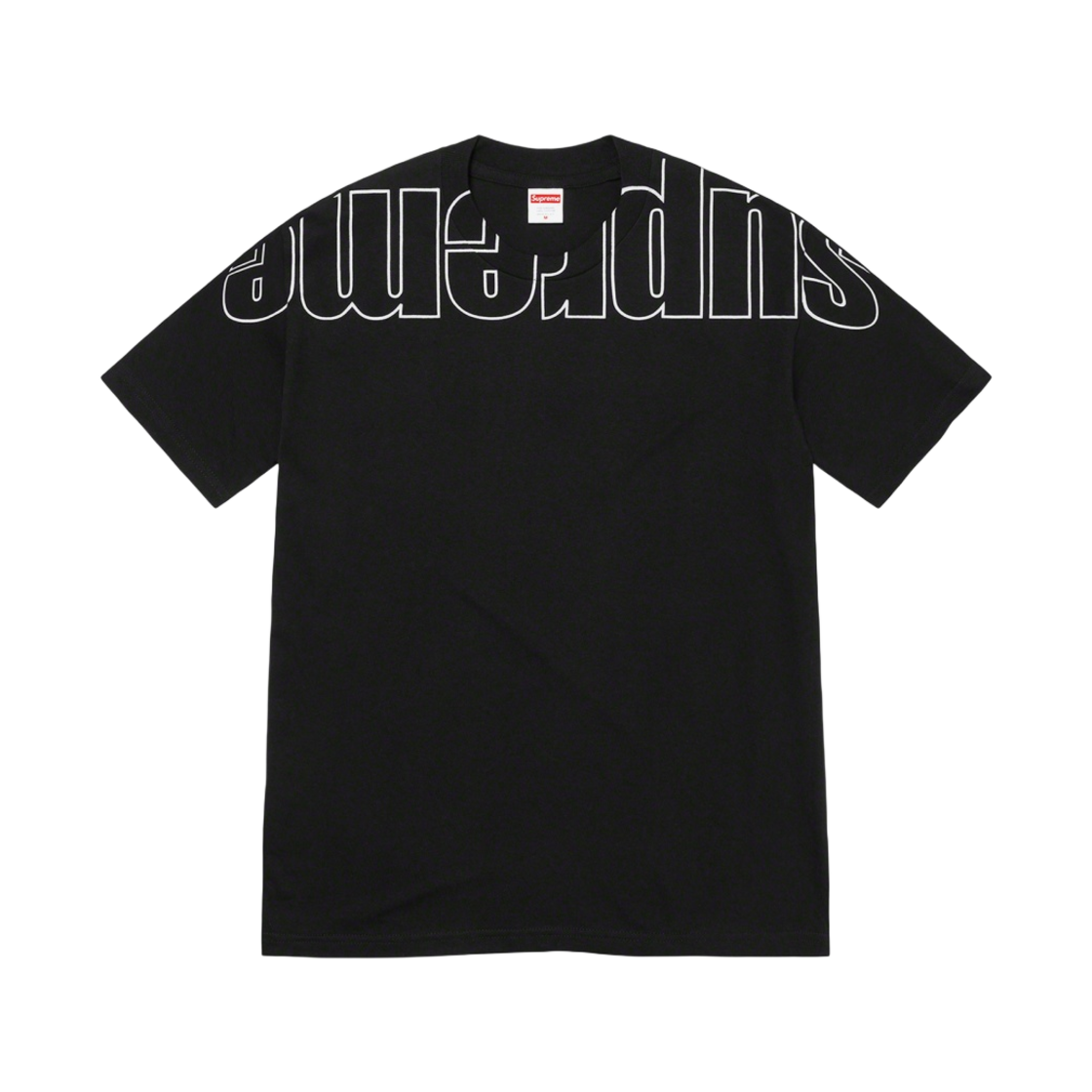 슈프림 업사이드 다운 티셔츠 블랙 - 22FW(Supreme Upside Down T-Shirt Black - 22FW) - 1