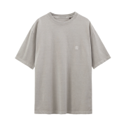 Polyteru Human Index Human Regular 1/2 T-Shirt Dyed Ercu Gray