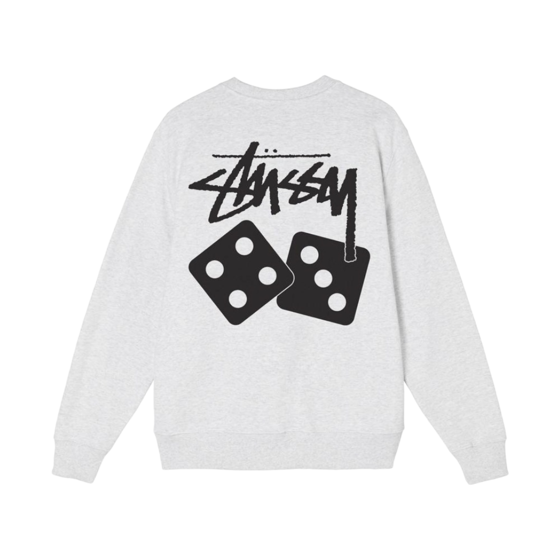 스투시 다이스 크루넥 애쉬 헤더