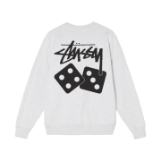 Stussy Dice Crew Ash Heather