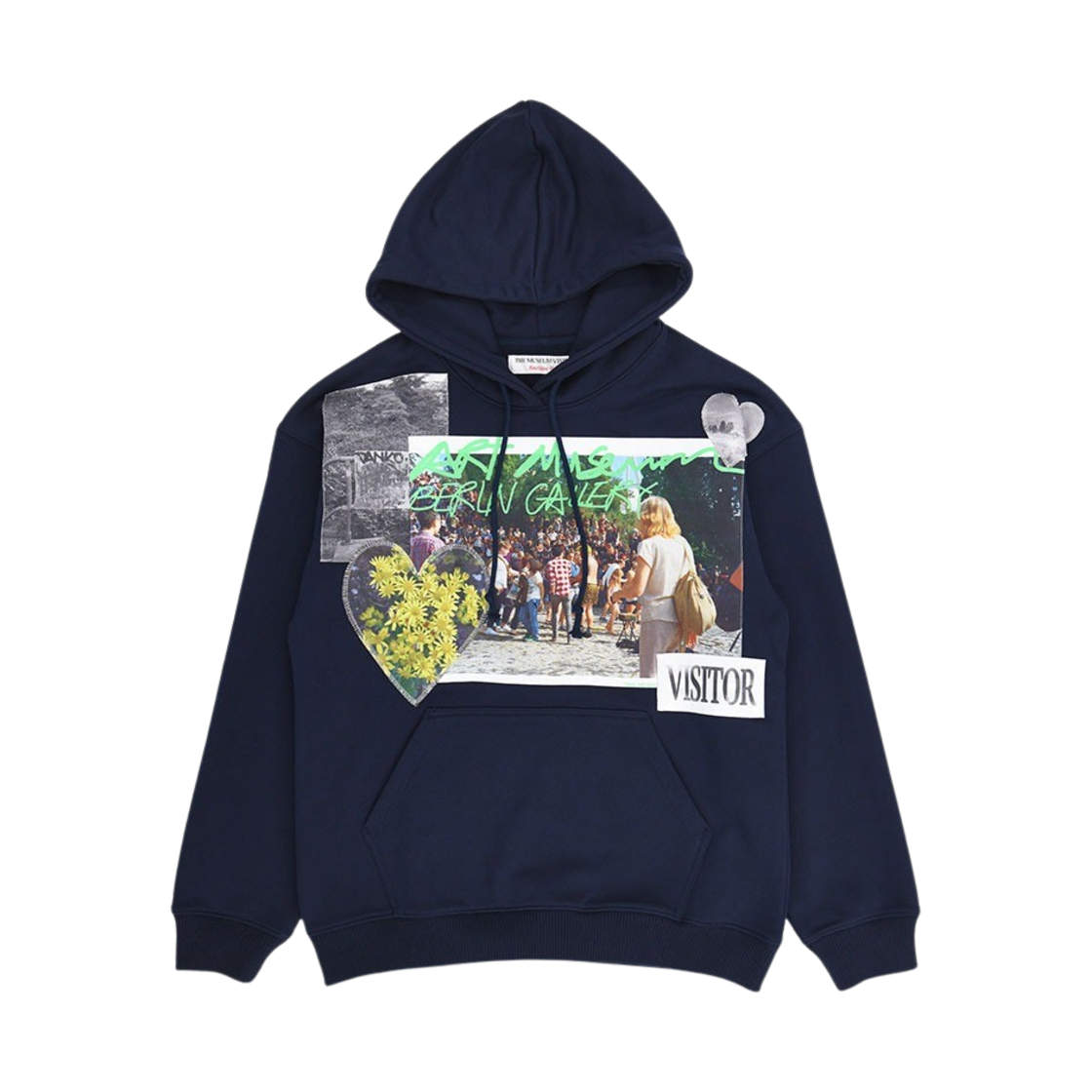 더뮤지엄비지터 베를린 픽처 패치 후디 네이비 라이트 버전