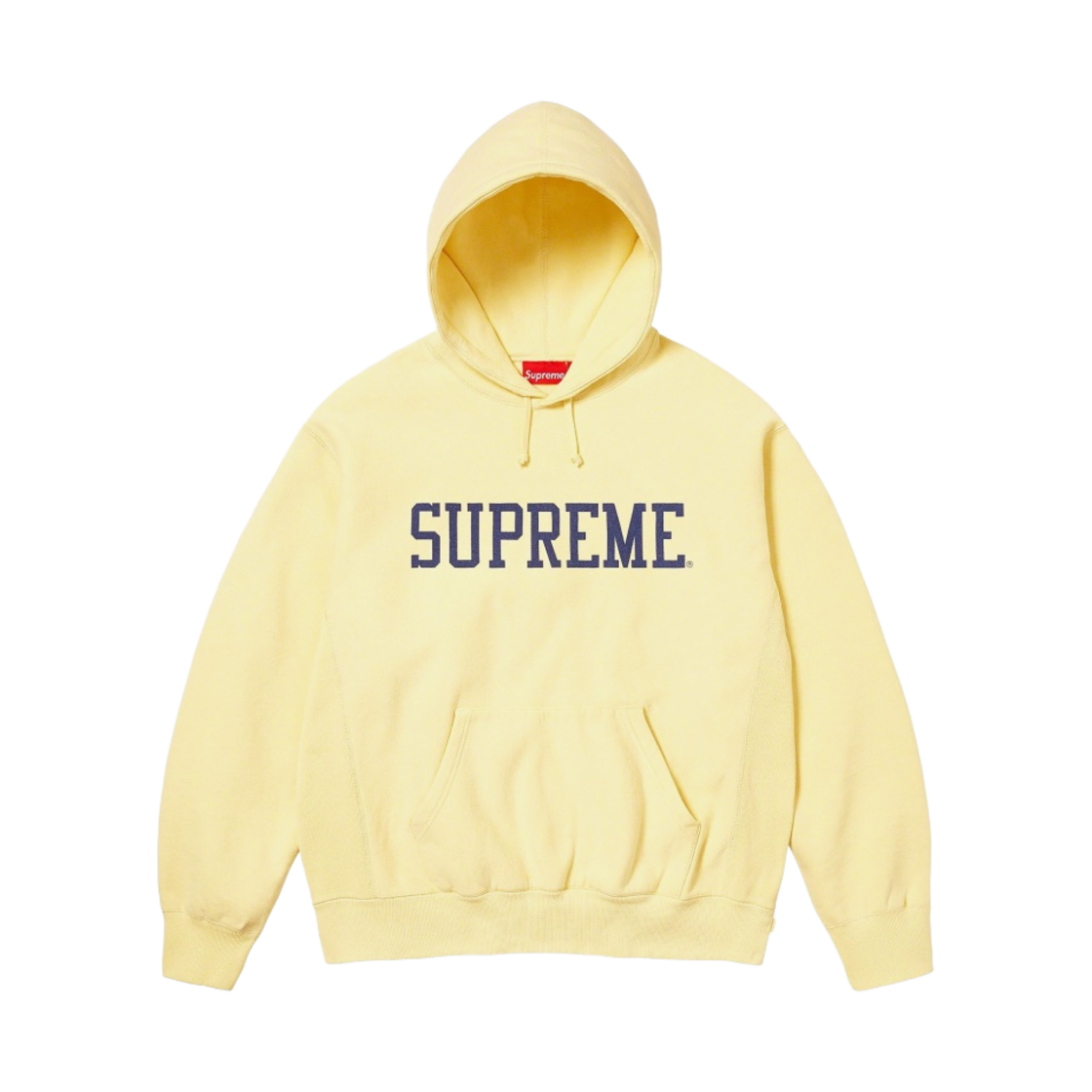 - Supreme Varsity Hooded Sweatshirt Light Yellow - 23FW