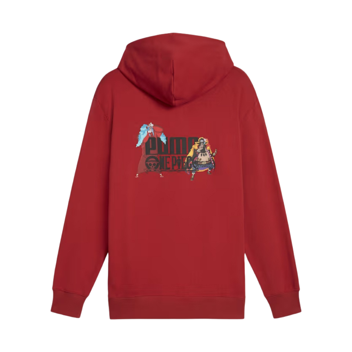 624666-24 Puma x One Piece Hoodie Club Red