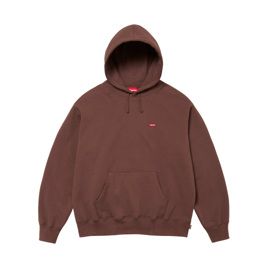 슈프림 스몰 박스 후드 스웨트셔츠 브라운 - 24FW(Supreme Small Box Hooded Sweatshirt Brown - 24FW) - 1
