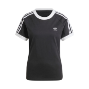 (W) Adidas Adicolor Classics Slim 3S T-Shirt Black - KR Sizing