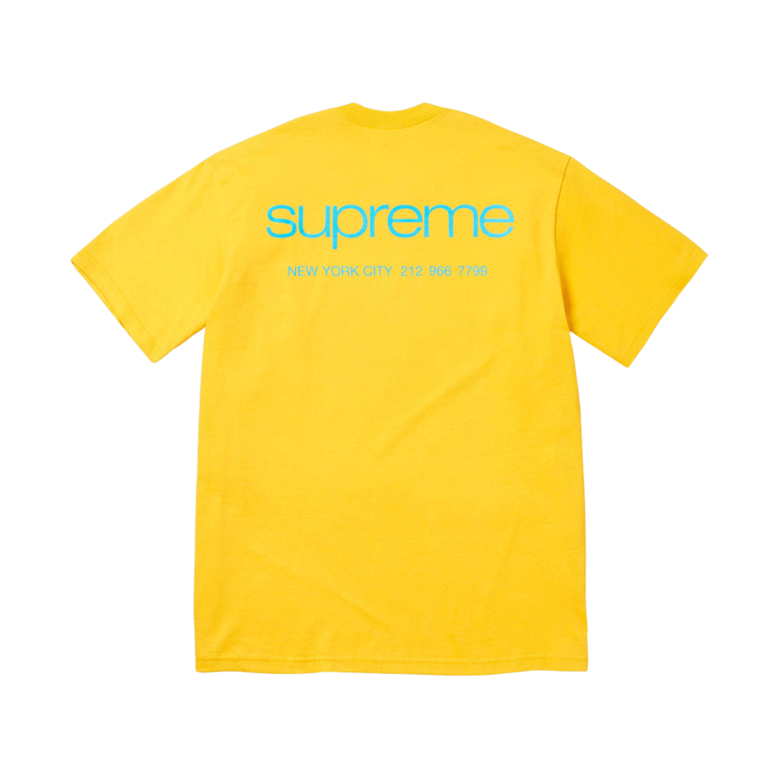 슈프림 NYC 티셔츠 옐로우 - 23FW(Supreme NYC T-Shirt Yellow - 23FW) - 1