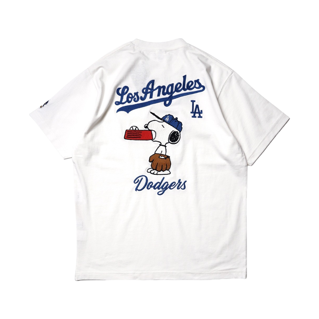 휴스턴 재팬 피넛츠 x 엠엘비 EMB 티 스누피 화이트 22107WH(Houston Japan PEANUTS × MLB EMB Tee Snoopy White 22107WH)