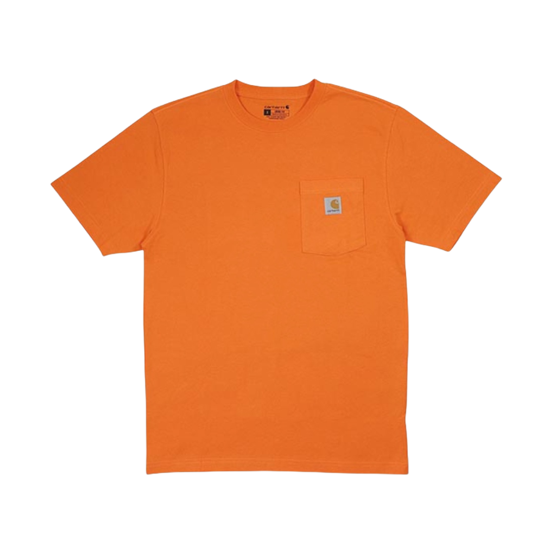 칼하트 루즈 핏 헤비웨이트 레귤러 숏슬리브 포켓 티셔츠 브라이트 오렌지(Carhartt Loose Fit Heavyweight Regular Short Sleeve Pocket T-Shirt Brite Orange)