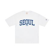 Palace x Champion Shop T-Shirt Seoul White - 24FW