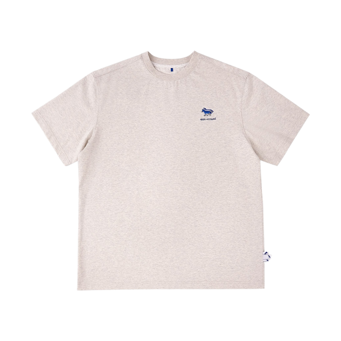 매종 키츠네 x 아더에러 레이어 트리플 폭스 티셔츠 오트밀(Maison Kitsune x Ader Error Layer Triple Fox T-Shirt Oatmeal)