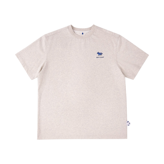 ★韓国の人気★【Ader Error】★Azure T-Shirt Off Whit.e★ 메종 키츠네 x 아더에러 트리플 폭스 헤드 로고 티셔츠 오프