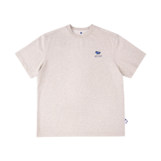 Maison Kitsune x Ader Error Layer Triple Fox T-Shirt Oatmeal