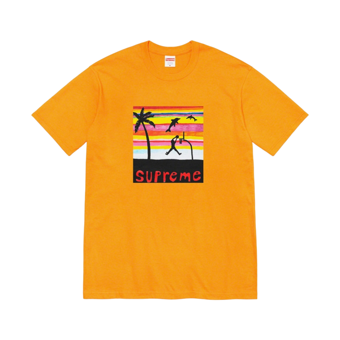 슈프림 덩크 티셔츠 오렌지 - 21SS(Supreme Dunk T-Shirt Orange - 21SS) - 1