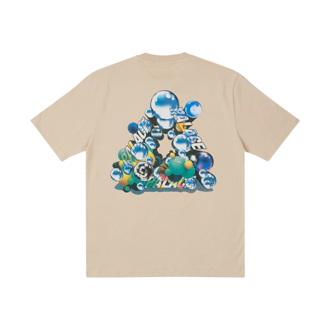 - Palace Bubbling T-Shirt Mushroom - 21FW