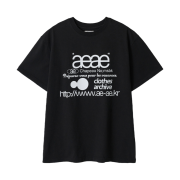 AEAE Web Logo T-shirts Black