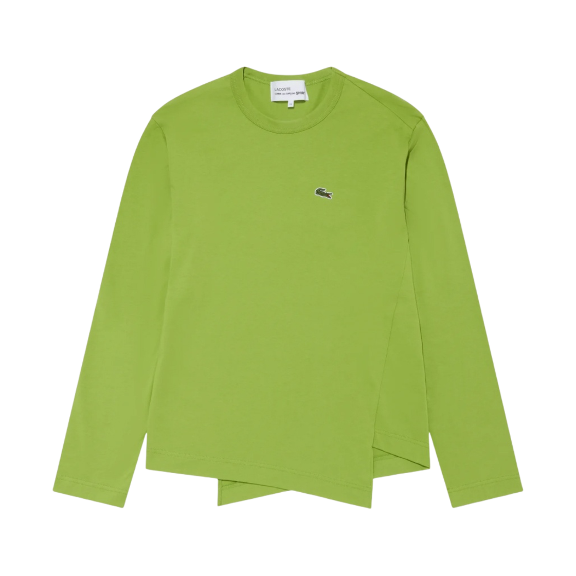 꼼데가르송 셔츠 x 라코스테 롱슬리브 티셔츠 그린(Comme des Garcons Shirt x Lacoste Long Sleeve T-Shirt Green) - 1