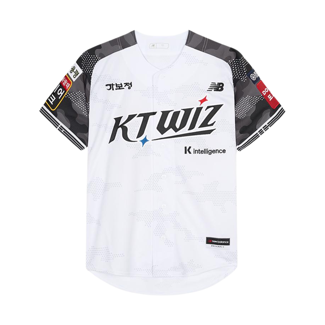 KT 위즈 x 뉴발란스 2025 어센틱 밀리터리 유니폼 화이트 (논 마킹 버전)(KT Wiz x New Balance 2025 Authentic Military Uniform White (Non Marking Ver.))
