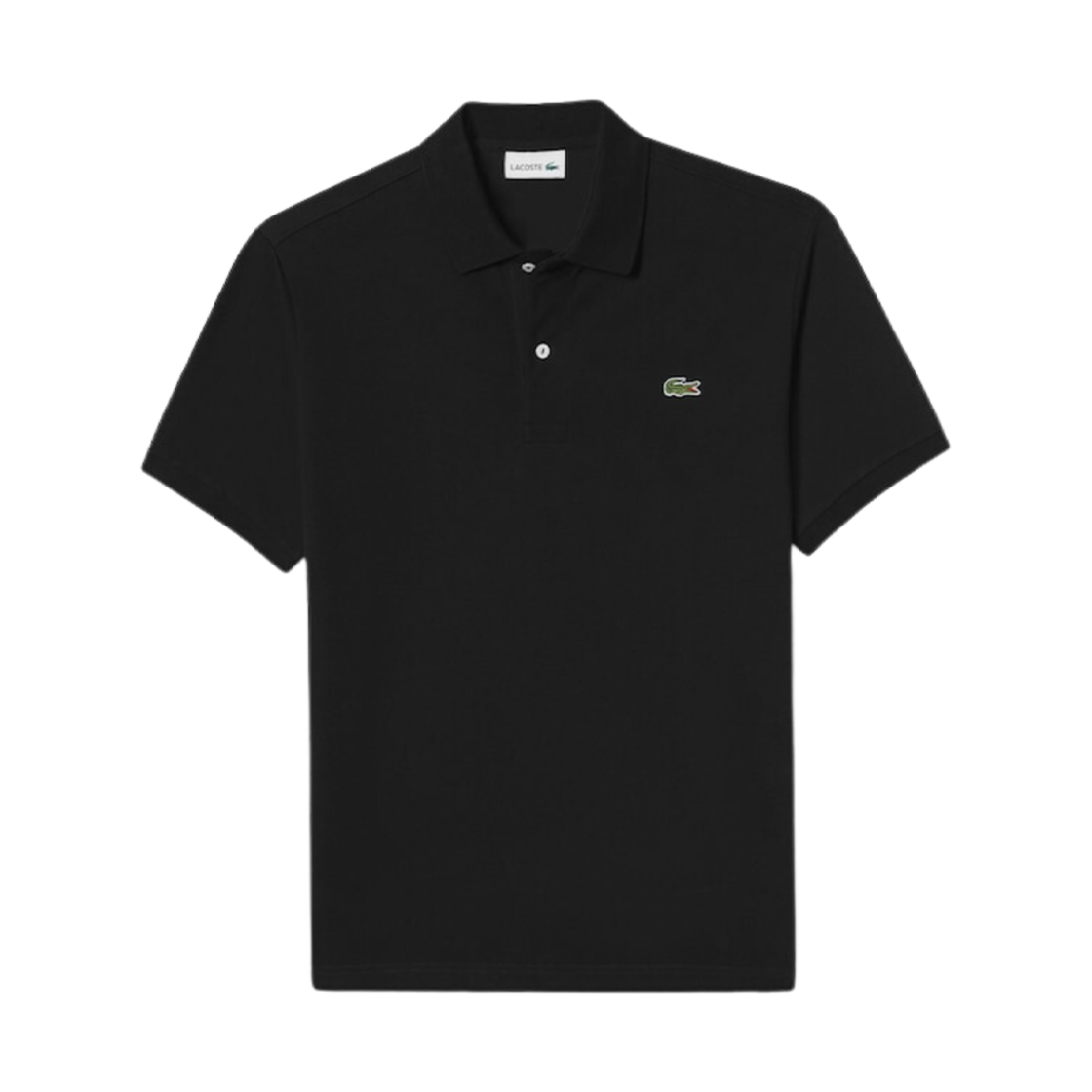 라코스테 프렌치 레귤러 핏 베이직 폴로 블랙(Lacoste French Regular Fit Basic Polo Black) - 1
