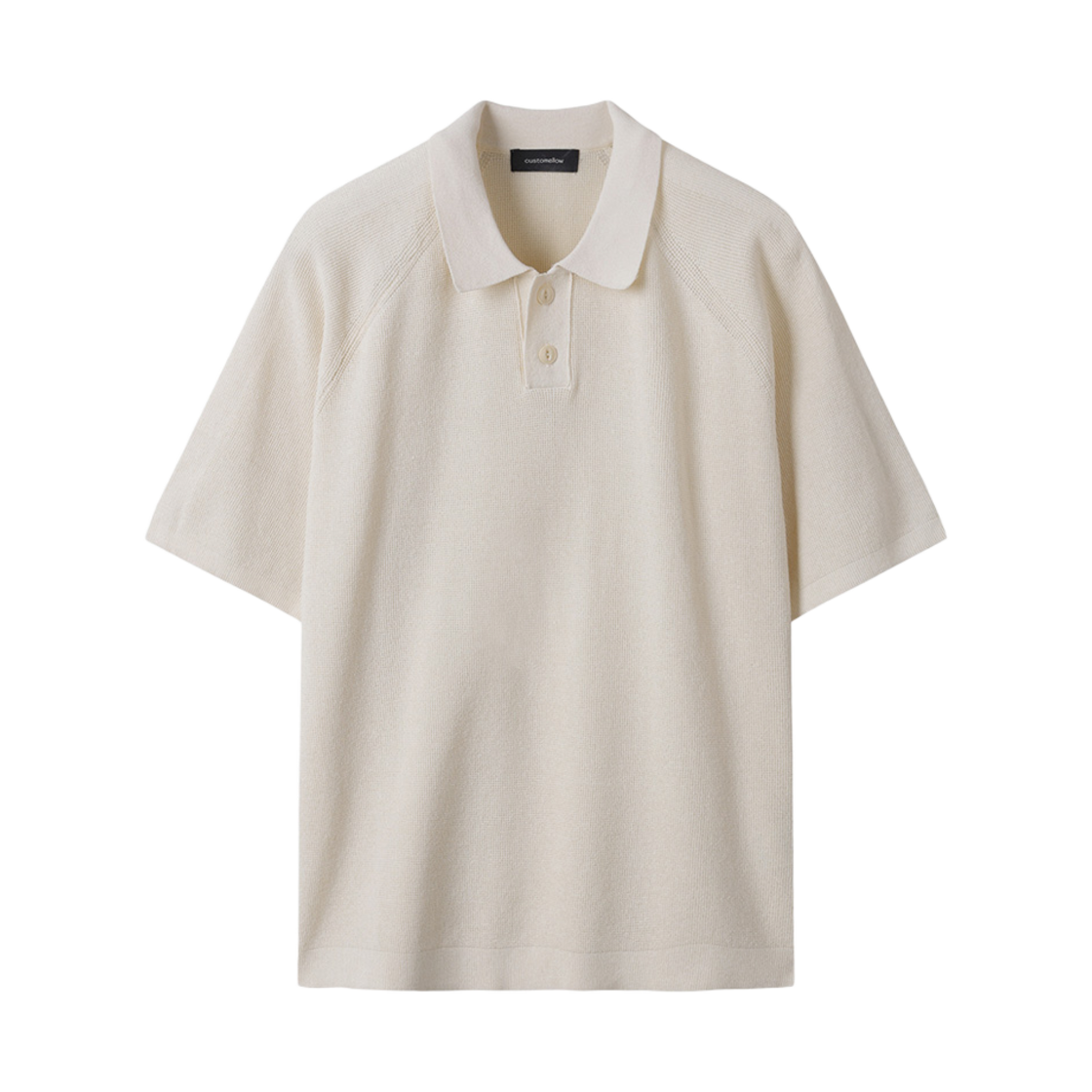 CWWAM25412IVX Customellow Soft Half Collar Sweater Ivory
