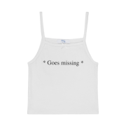 (W) Praying Goes Missing Tank White