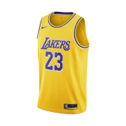 Nike LeBron James LA Lakers Icon Edition 2020/21 NBA Swingman Jersey Amarillo