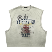 Project G/R Mirror Graphic Sleeveless Ivory