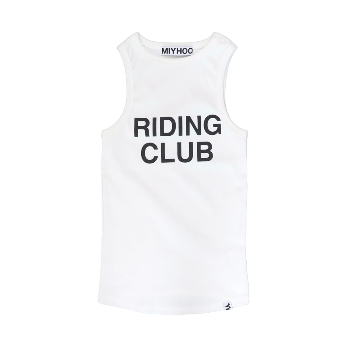 미와이후 라이딩 클럽 슬리브리스 화이트(Miyhoo Riding Club Sleeveless White)