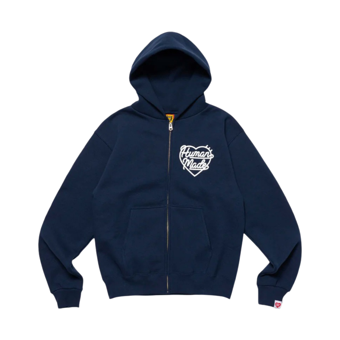 ★Human Made★Zip-Up Heart Hoodie Navy【送料込/関税込】 HUMAN MADE HALF-ZIP HOODIE – HUMAN MADE Inc.