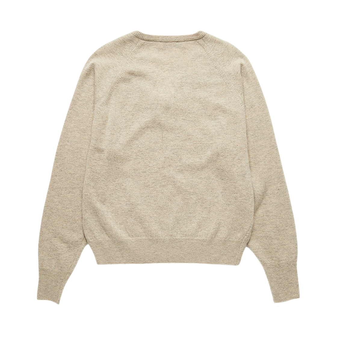 던스트 브이넥 래글런 스웨터 오트밀 멜란지(Dunst V-Neck Raglan Sweater Oatmeal Melange) - 2