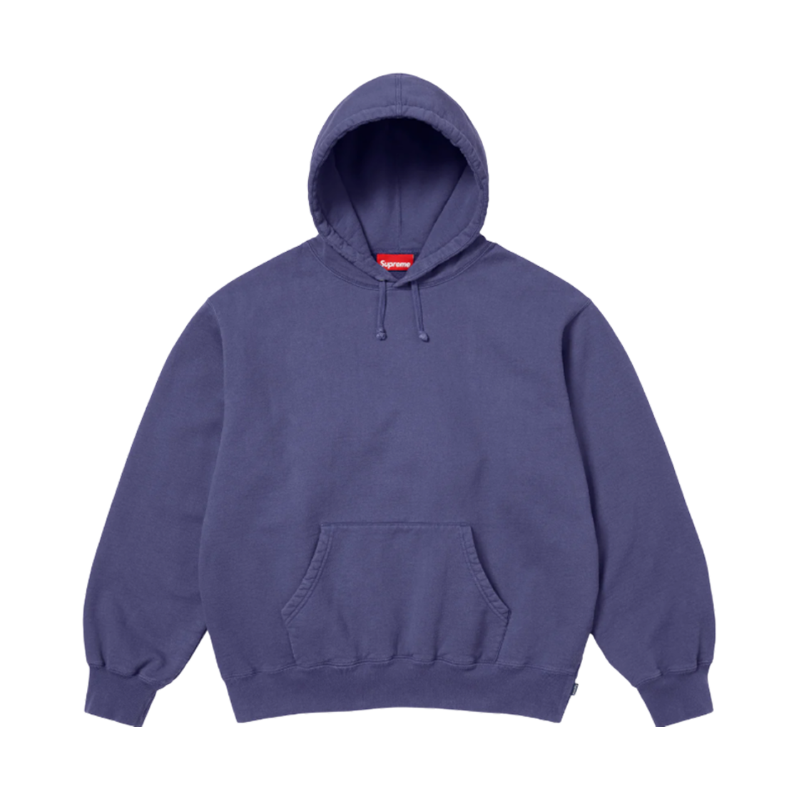 슈프림 프레이드 후드 스웨트셔츠 워시드 네이비 - 25SS(Supreme Frayed Hooded Sweatshirt Washed Navy - 25SS) - 2