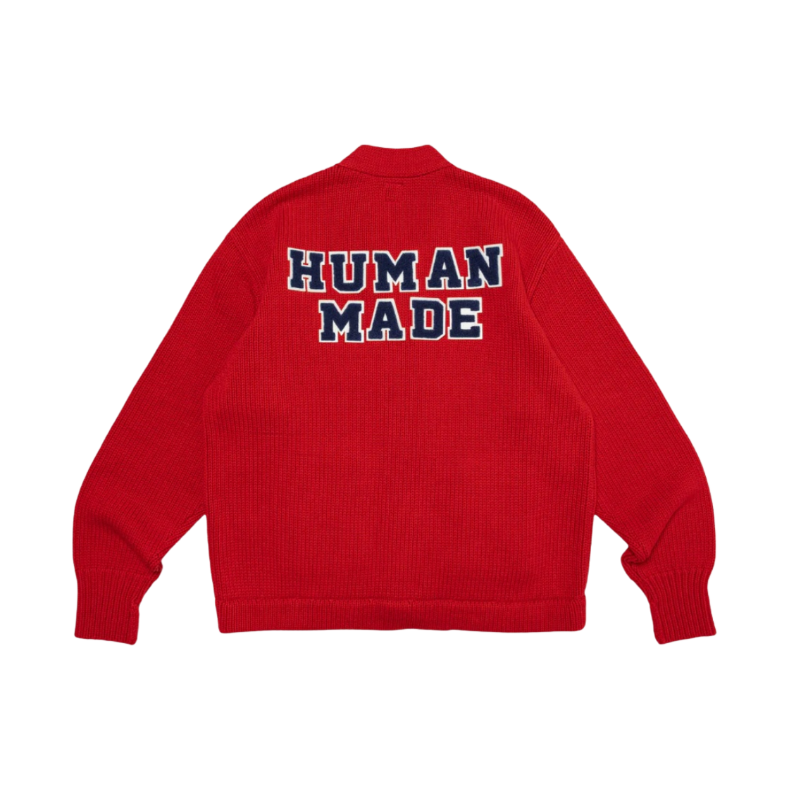 휴먼 메이드 로우 게이지 니트 가디건 레드(Human Made Low Gauge Knit Cardigan Red) - 2