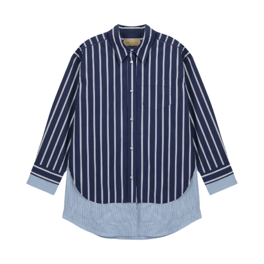 トップス MATIN KIM SPORTY TRACK JERSEY TOP_NAVY 마뗑킴 스포티 트랙 져지 탑 네이비 | Matin Kim | KREAM