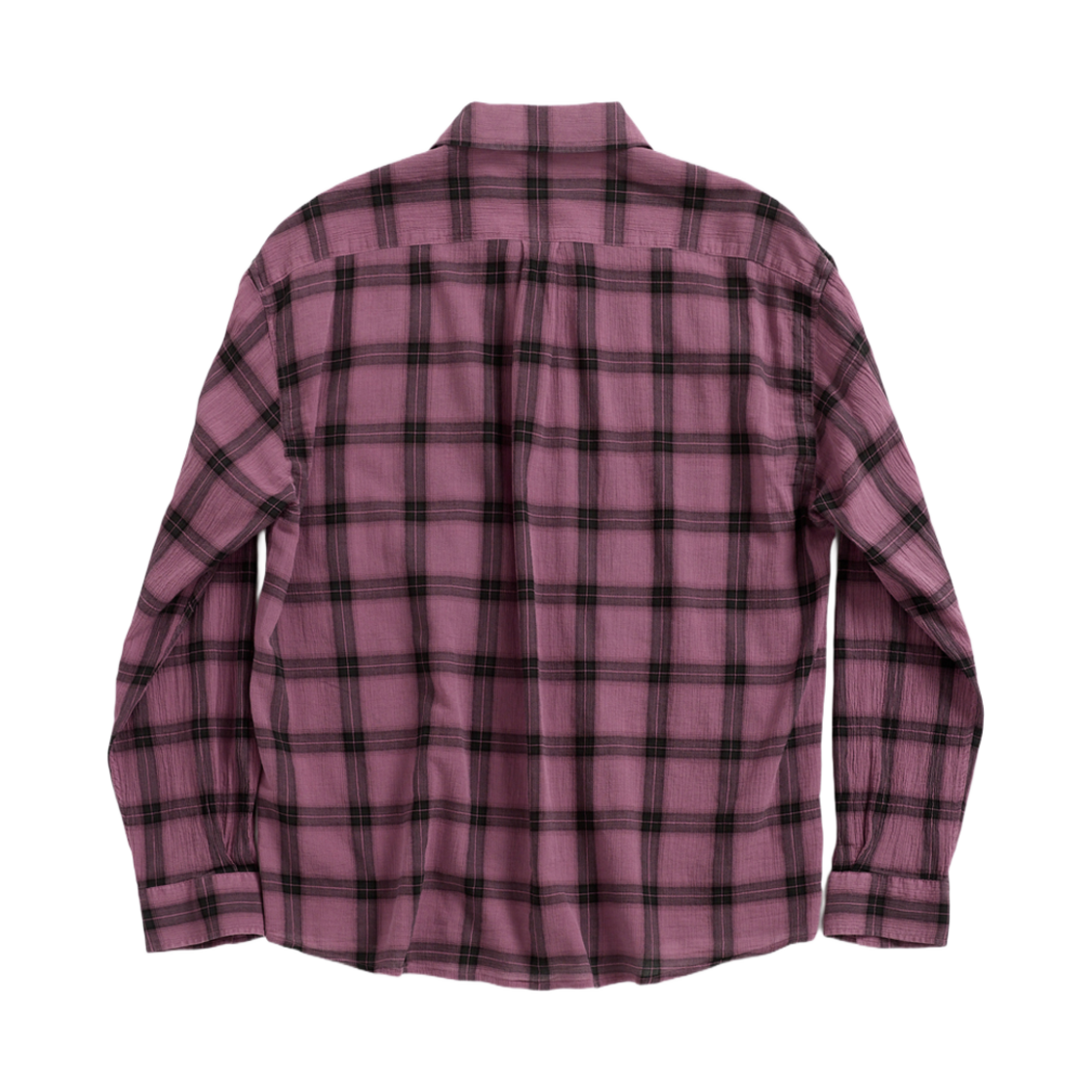 해칭룸 클래식 셔츠 오버 다이드 체크 핑크(Hatchingroom Classic Shirt Over Dyed Check Pink) - 2