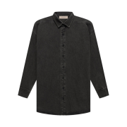 Essentials Denim Long Sleeve Shirt Black - 22SS