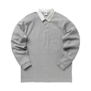 Nike Solo Swoosh Rugby Top Dark Grey Heather - Asia