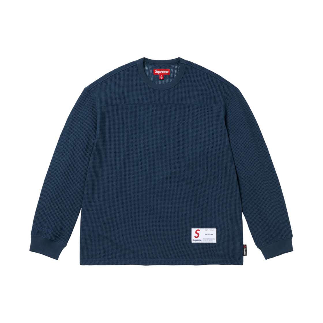 슈프림 폴라텍 메쉬 롱슬리브 풋볼 탑 네이비 - 25SS(Supreme Polartec Mesh L/S Football Top Navy - 25SS)