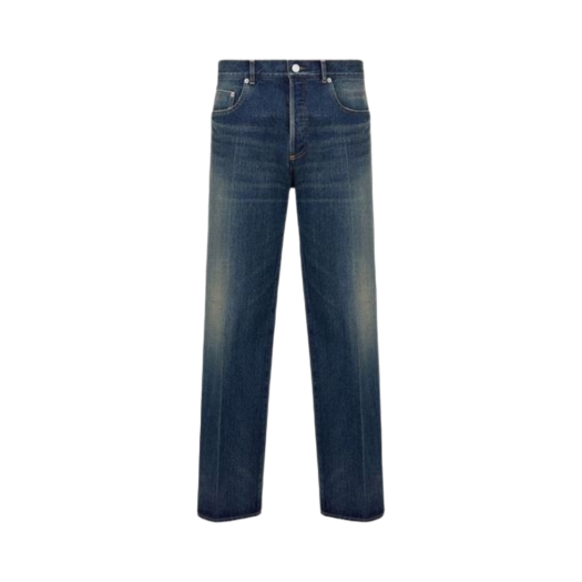 W) 디올 8 플레어 진 D04 블루 스톤 워시드 데님 | Dior | KREAM
