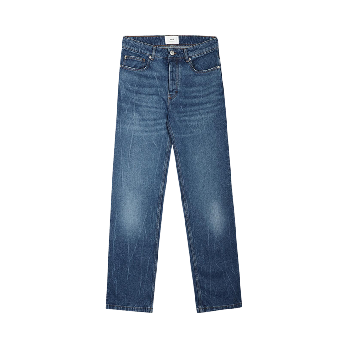 UTR500-DE0016-480 AMI Straight Fit Denim Pants Used Blue