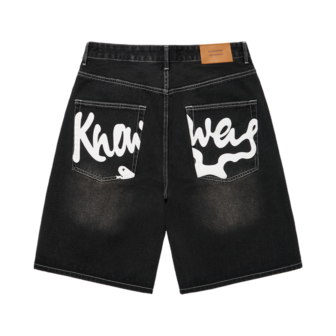 KNB25001BLK Knowwave Snake Bermuda Pants Black