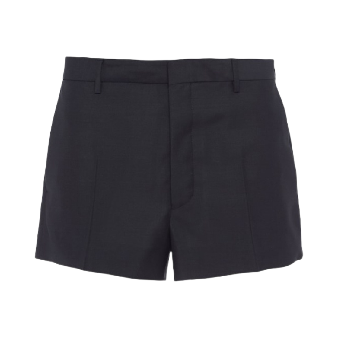 프라다 모헤어 울 쇼츠 블랙(Prada Mohair Wool Shorts Black) - 1