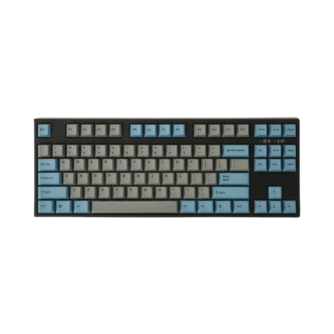 레오폴드 FC750RBT MX2A 유무선 텐키리스 기계식 키보드 그레이 블루 한글 자판 (국내 정식 발매 제품)(Leopold FC750RBT MX2A Wired/Wirelss TKL Mechanical Keyboard Grey Blue Korean Layout (Korean Ver.))