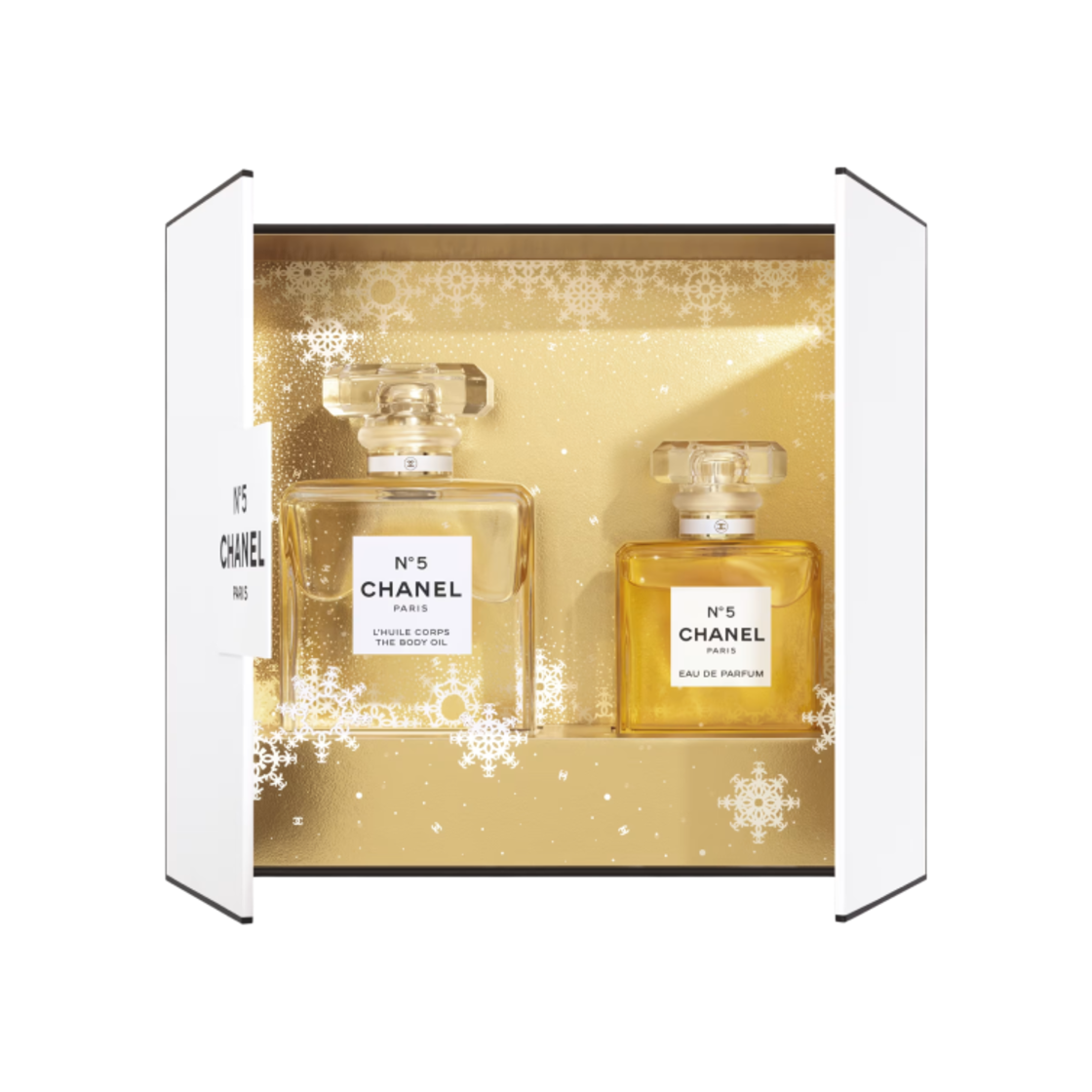 샤넬 넘버5 2024 홀리데이 오 드 빠르펭 50ml & 바디 오일 100m 세트(Chanel No.5 2024 Holiday Eau De Parfum 50ml & Body Oil 100ml Set) - 1