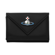Vivienne Westwood Envelope Orb Logo Bi-Fold Wallet Black