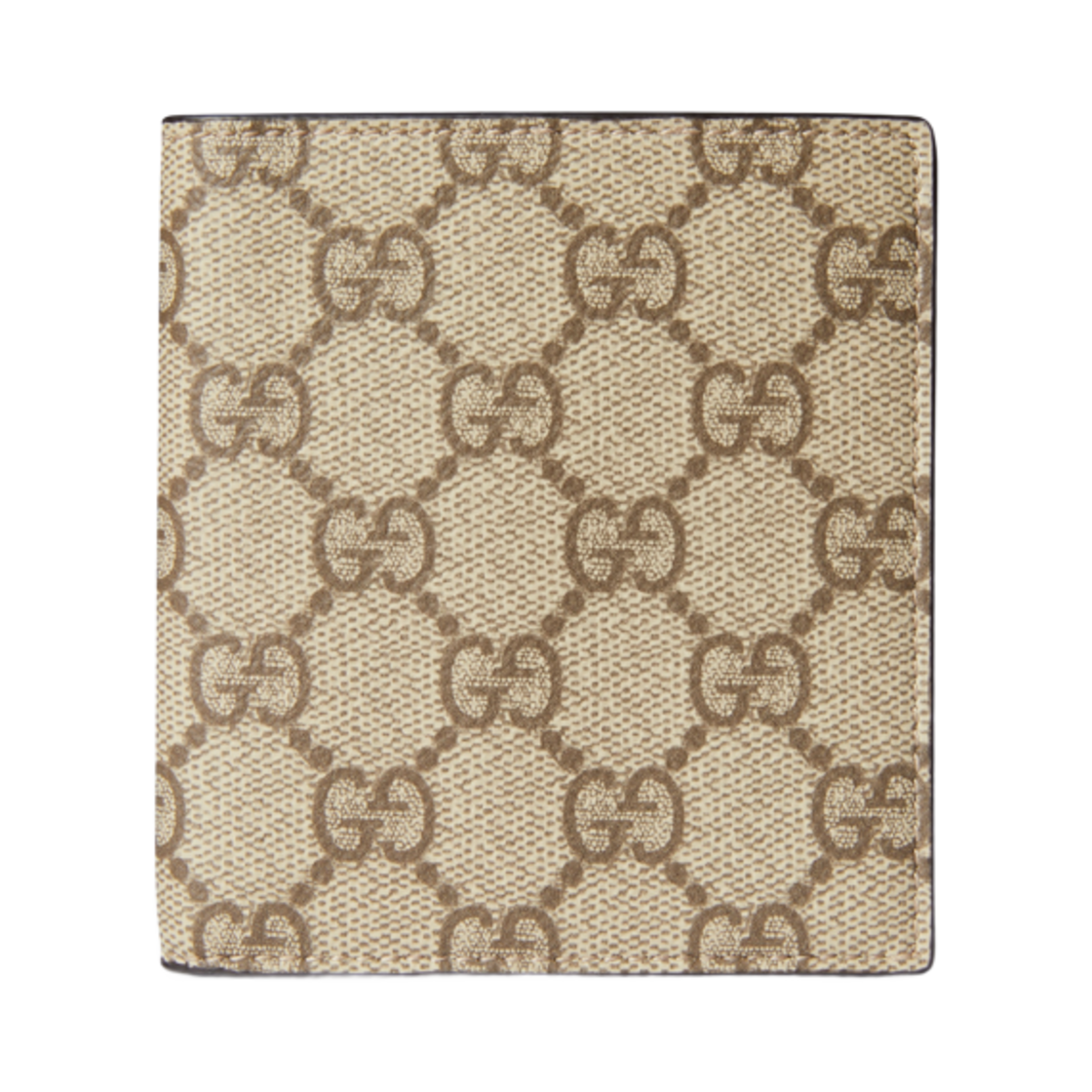 구찌 GG 엠블럼 바이폴드 지갑 베이지 다크 브라운(Gucci GG Emblem Bi-Fold Wallet Beige Dark Brown) - 1